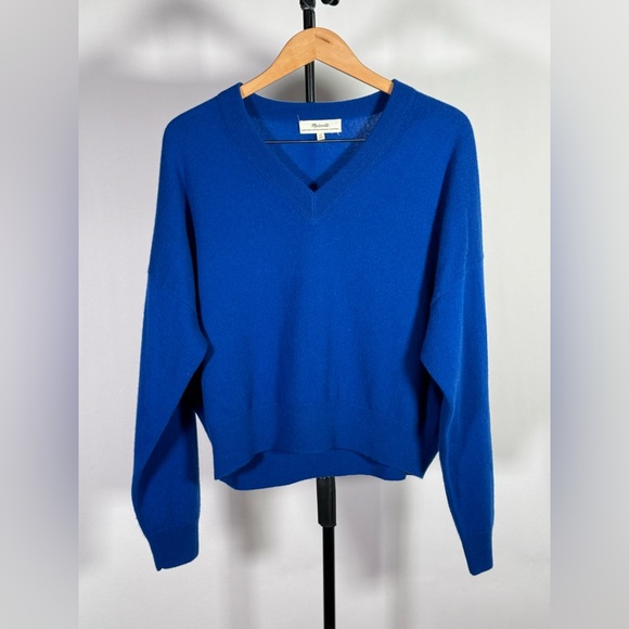 New Madewell (Re)sponsible Cashmere V-Neck Sweater - Picture 5 of 7
